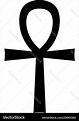 Ankh crux ansata or egyptian symbol of life icon Vector Image