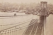 Rare and Amazing Photos of the Brooklyn Bridge Under Construction ...