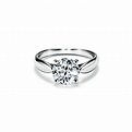 Tiffany Harmony® engagement ring in platinum: a study in balance and ...