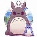 Throwback to this lil Totoro I drew earlier this year! (That was sorta ...