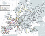 High Speed Railroad Map of Europe, 2017 : r/europe