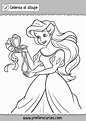 Dibujos de las Princesas de Disney para Colorear