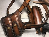 FREE INITIALS! Handmade Customizable Leather 1911 Pistol Shoulder ...