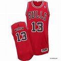 Adidas Chicago Bulls Authentic Red Anthony Morrow Road Jersey - Men's