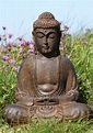 SOLD Meditating Garden Japanese Buddha Statue 12" (#72vc43z): Hindu ...