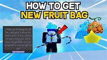 [GPO] HOW TO GET NEW FRUIT BAG!🎒*RARE*?(PRESTIGE BAG!) - YouTube