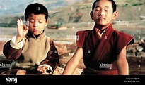 KUNDUN, from left: Tenzin Topjar, Gyurme Tethong as the Dalai Lama ...