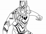 80+ Black Panther Coloring Pages Printable - Evelynin Geneva