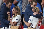 Harry Kane consoles wife Kate after she bursts into tears following ...