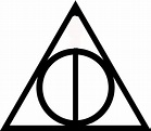 Símbolo Relíquias da Morte Harry Potter PNG