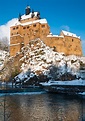 Castillo Sajonia, Alemania De Kriebstein Imagen de archivo - Imagen de ...