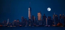 Moon Over Manhattan by Arcud - VIEWBUG.com