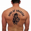 Sons of Anarchy Temporary Reaper Tattoo [Set of 2] | Sons of anarchy ...