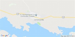 Mapa de La Concordia, Chiapas - Mapa de Mexico