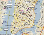 Map Of Lower Manhattan Ny - Tourist Map Of English