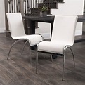 Shop Kensington Modern White Dining Chair (Set of 2) by Christopher ...