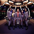 The space rangers on the bridge of the mega ship - The Power Rangers ...