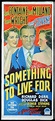 SOMETHING TO LIVE FOR Original Daybill Movie Poster RAY MILLAND Joan ...
