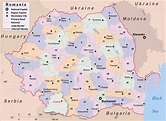 Large administrative map of Romania with cities | Vidiani.com | Maps of all countries in one place