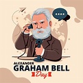 Alexander Graham Bell Day 21009867 Vector Art at Vecteezy
