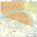 South Bound Brook New Jersey Street Map 3468730