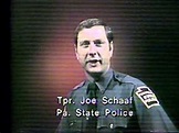 1984 "Trooper Joe Schaaf" PSA Pennsylvania State Police - YouTube