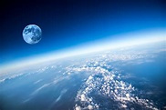 Planet earth with moon image - Free stock photo - Public Domain photo ...