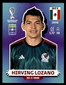 Panini WORLD CUP 2022 Qatar Pegatina-Hirving Lozano México no. MEX20 ...