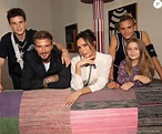 David Beckham, Victoria Beckham et leurs enfants Cruz, Harper et Romeo ...