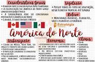 55 - AMÉRICA DO NORTE (MAPA MENTAL) - Geografia