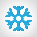Snowflake weather Icon. Multicolored weather icon on white background ...