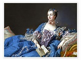 Portrait of Madame de Pompadour de François Boucher en póster, lienzo y ...