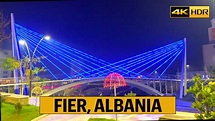Fier, Albania 🇦🇱 2023, New Year Christmas 🎄🎉Fieri Lights Decoration 🌟 ️ ...