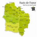 Region Haut De France Carte - Hauts de France | Arts et Voyages / Carte ...