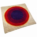 Danish Wool Rya Rug Tapestry "Ring" by Hojer Eksport Wilton, 1960s ...