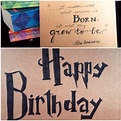 Harry Potter Birthday card Dumbledore quote it matters