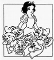 Dibujo de Blancanieves de Blancanieves y los siete enanitos para ...