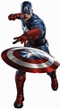 Capitan America Lanzando Escudo PNG transparente - StickPNG