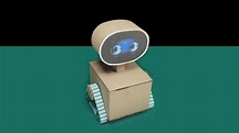 Cómo hacer un robot simple a control remoto con cartón - ROBOT WALL-E - YouTube