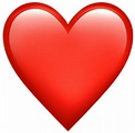 Heart Love Red Whatsapp Emoji Emotion Emotions - Big Heart Emoji ...