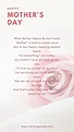 25 Beautiful Christian Mothers Day Poems - Felicia Graves