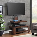 Whalen 3-Shelf Television Stand with Floater Mount for TVs up to 55 ...