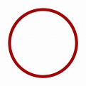 Ícone de círculo vermelho (símbolo png)