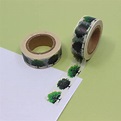 Green Trees Washi Tape, Forest Trees Craft Tape, Park Camping Washi ...