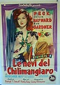 "LE NEVI DEL CHILIMANGIARO" MOVIE POSTER - "THE SNOWS OF KILIMANJARO ...