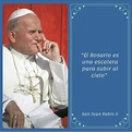20 Frases de san Juan Pablo II sobre el Rosario