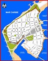Map of Cartagena de Indias Downtown