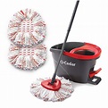 O-Cedar EasyWring Deep Clean Microfiber Spin Mop with Bucket System and ...