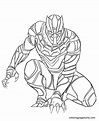 Free Printable Black Panther Coloring Pages