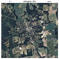 Aerial Photography Map of Arlington, GA Georgia